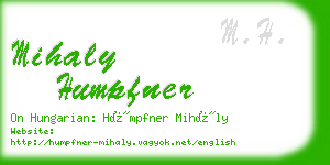 mihaly humpfner business card